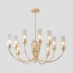 Люстра на штанге Crystal Lux SECRET SECRET SP10 GOLD