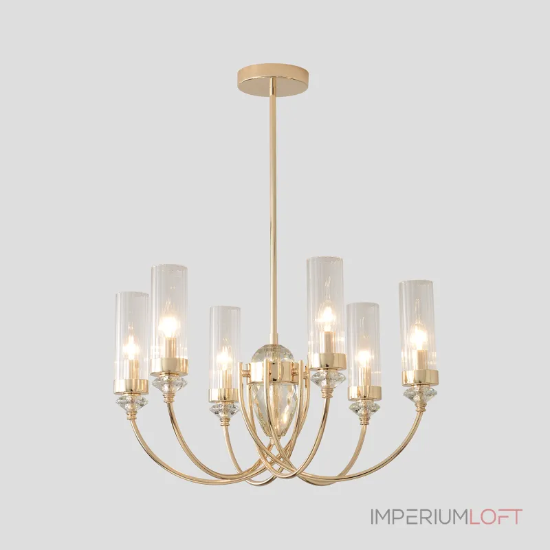 Люстра на штанге Crystal Lux SECRET SECRET SP6 GOLD Люстра на штанге Crystal Lux SECRET SECRET SP6 GOLD