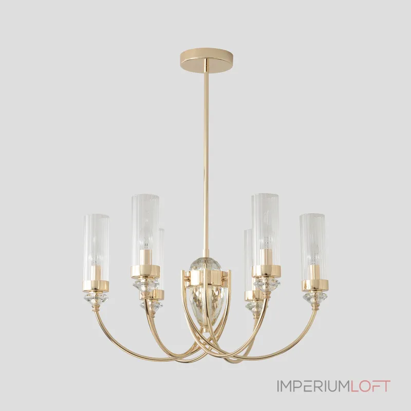 Люстра на штанге Crystal Lux SECRET SECRET SP6 GOLD Люстра на штанге Crystal Lux SECRET SECRET SP6 GOLD
