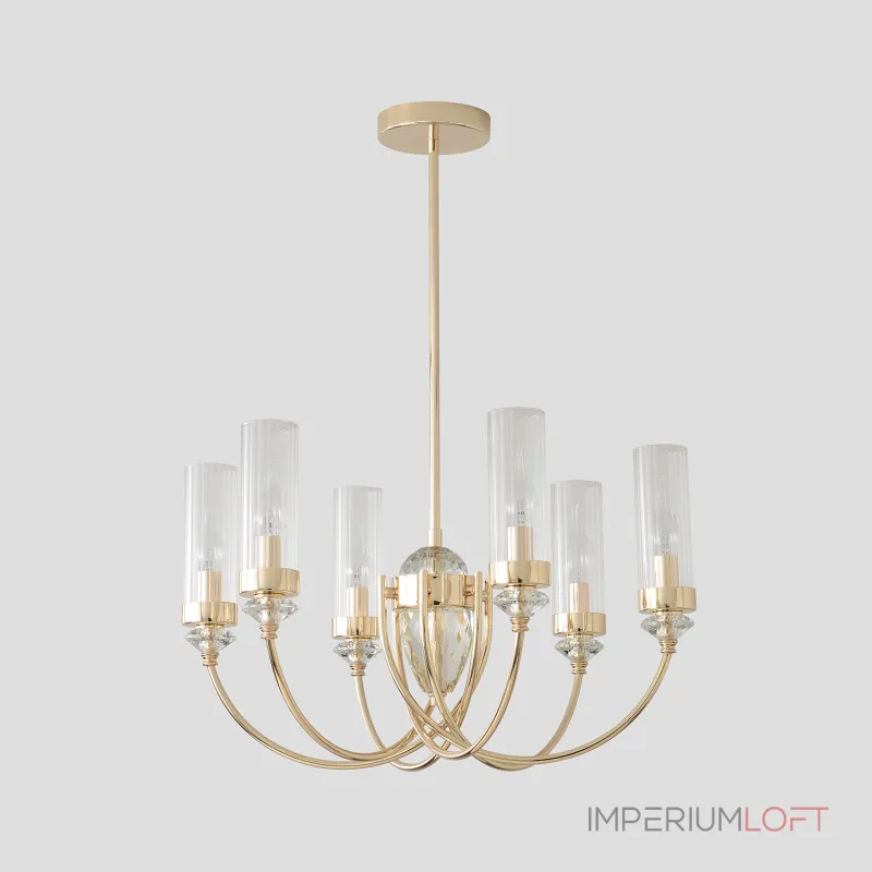 Люстра на штанге Crystal Lux SECRET SECRET SP6 GOLD Люстра на штанге Crystal Lux SECRET SECRET SP6 GOLD