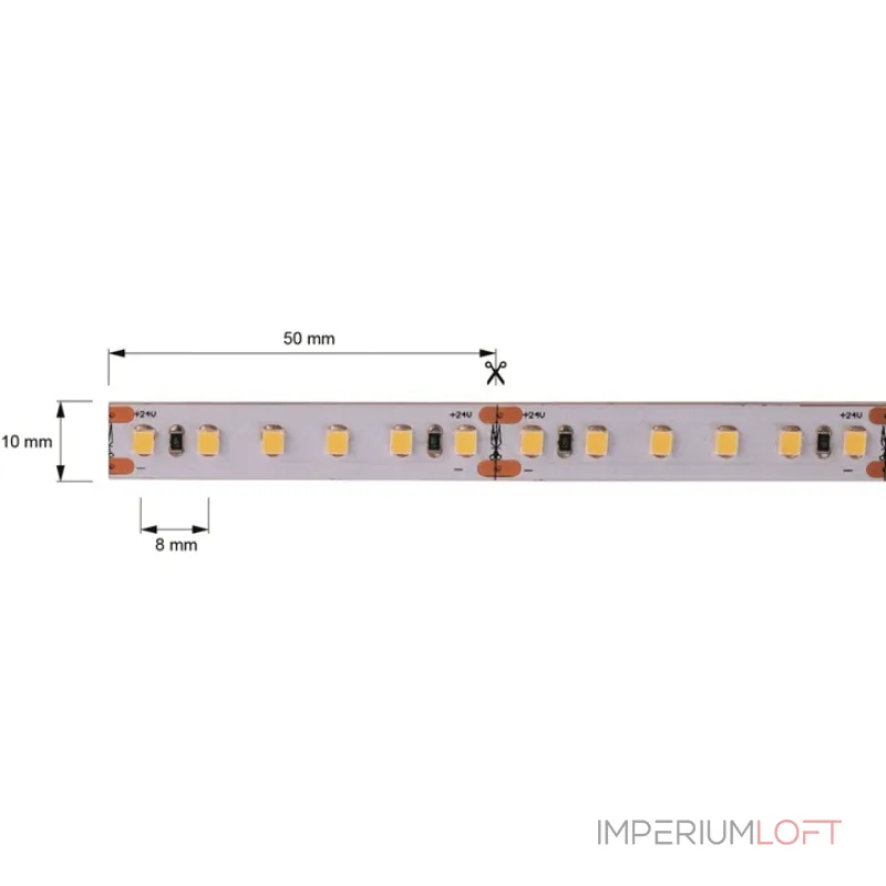 Светодиодная лента LED Stripe 2835 120 24V 3000K 10m Deko-Light 840291