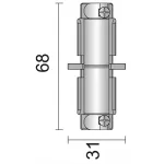 Кронштейн для 3-х фазной системы Deko-Light D Line 710020