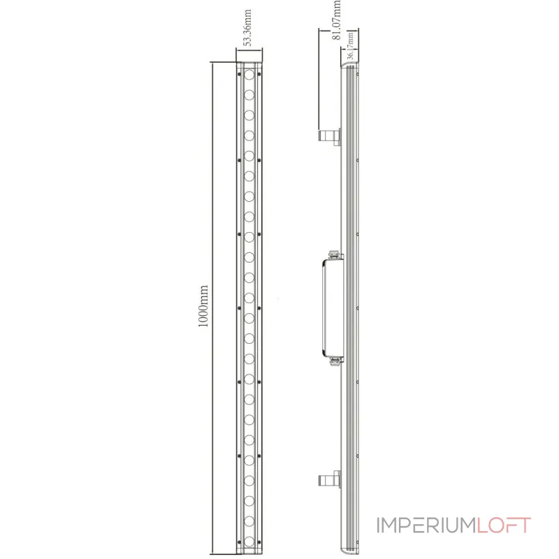 Уличный настенный светильник Deko-Light Wallwasher Caph 732079