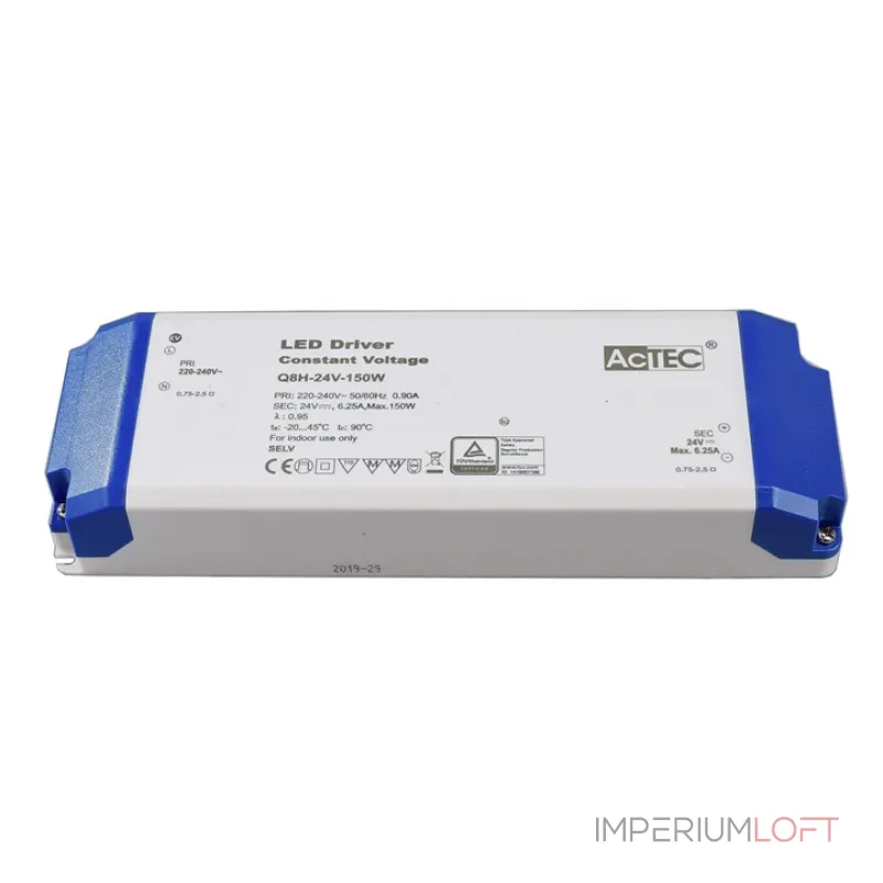 Блок питания Deko-Light BASIC, CV, Q8H-24-150W 862168 от ImperiumLoft Блок питания Deko-Light BASIC, CV, Q8H-24-150W 862168 от ImperiumLoft