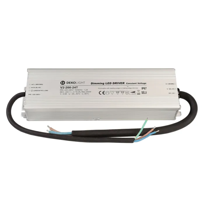 Блок питания светодиодов IP, DIM CV, 24В 66-200Вт Deko-Light 872138 от ImperiumLoft