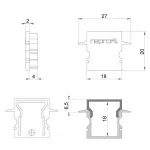 Торцевая заглушка H-ET-02-12 набор из 2 шт. Deko-Light 979072