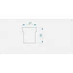 Торцевая заглушка I-EU-01-12 набор из 2 шт. Deko-Light 981021 от ImperiumLoft