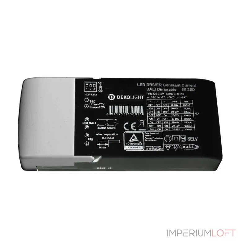 LED-Блок питания BASIC DIM Multi CC IE-25D Deko-Light power supply 862191 LED-Блок питания BASIC DIM Multi CC IE-25D Deko-Light power supply 862191