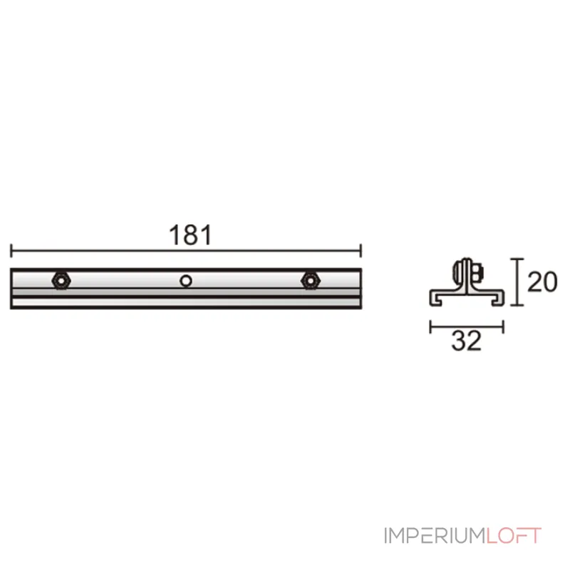 Подвесной зажим для подключения 3-х фазной системы Deko-Light D Line 710059
