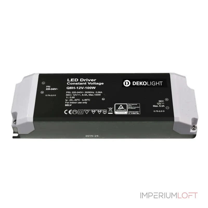 LED-Блок питания BASIC, CV, Q8H-12-100W Deko-Light 862165