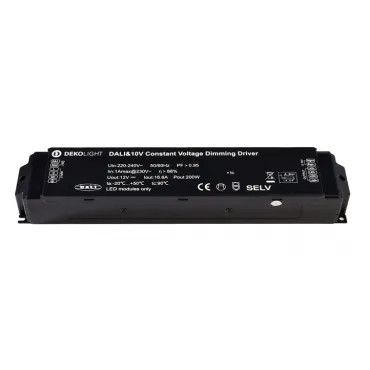 Блок питания Deko-Light BASIC DIM CV 200AD-12V DALI-Bus / Push / 1-10V 862160