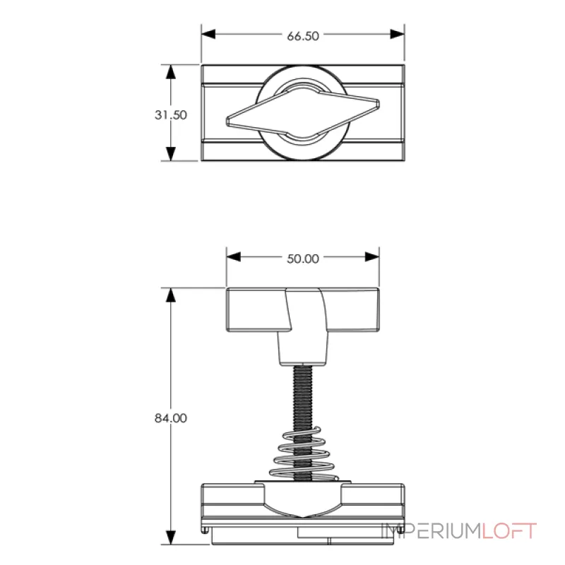 Кронштейн для 3-х фазной системы Deko-Light D Line 710056