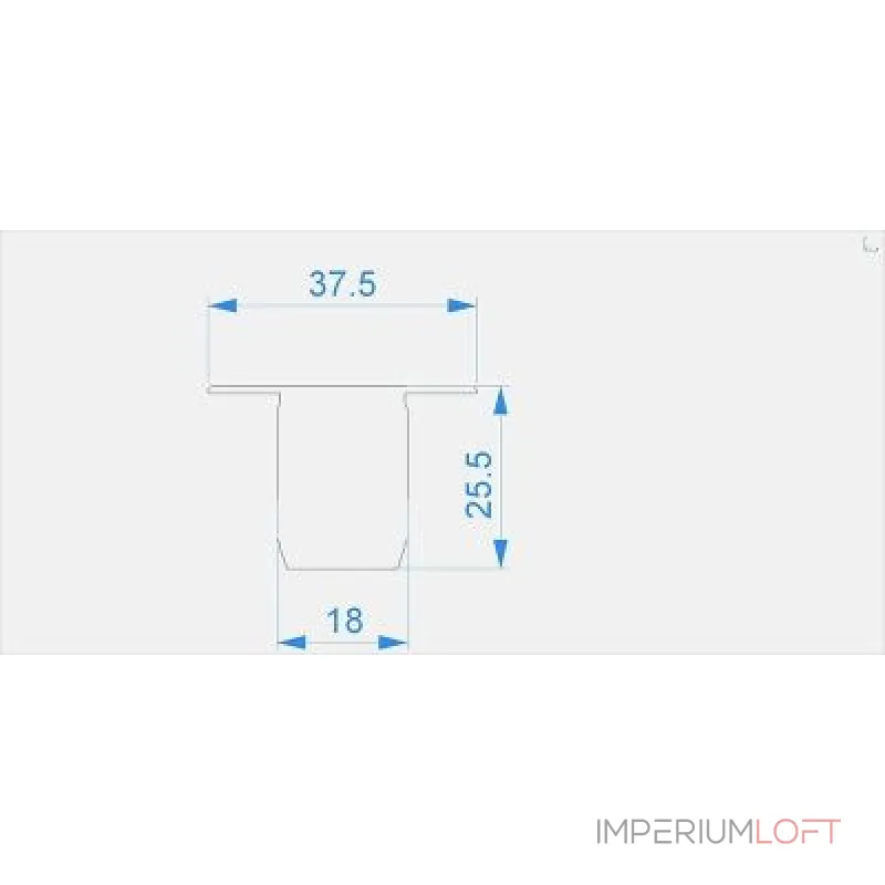 Торцевая заглушка P-ET-03-10 набор из 2 шт. Deko-Light 978261