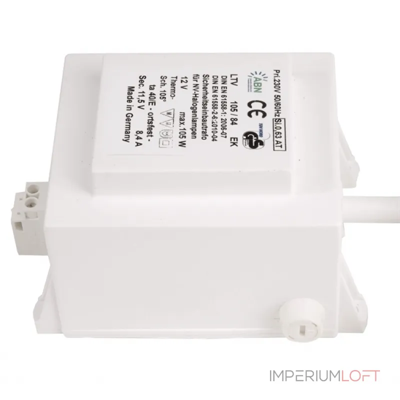 Трансформатор Deko-Light 12 В переменного тока, 105 Вт, IP20 000107 от ImperiumLoft Трансформатор Deko-Light 12 В переменного тока, 105 Вт, IP20 000107 от ImperiumLoft