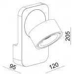 Накладной настенный светильник Deko-Light Uni II 341232