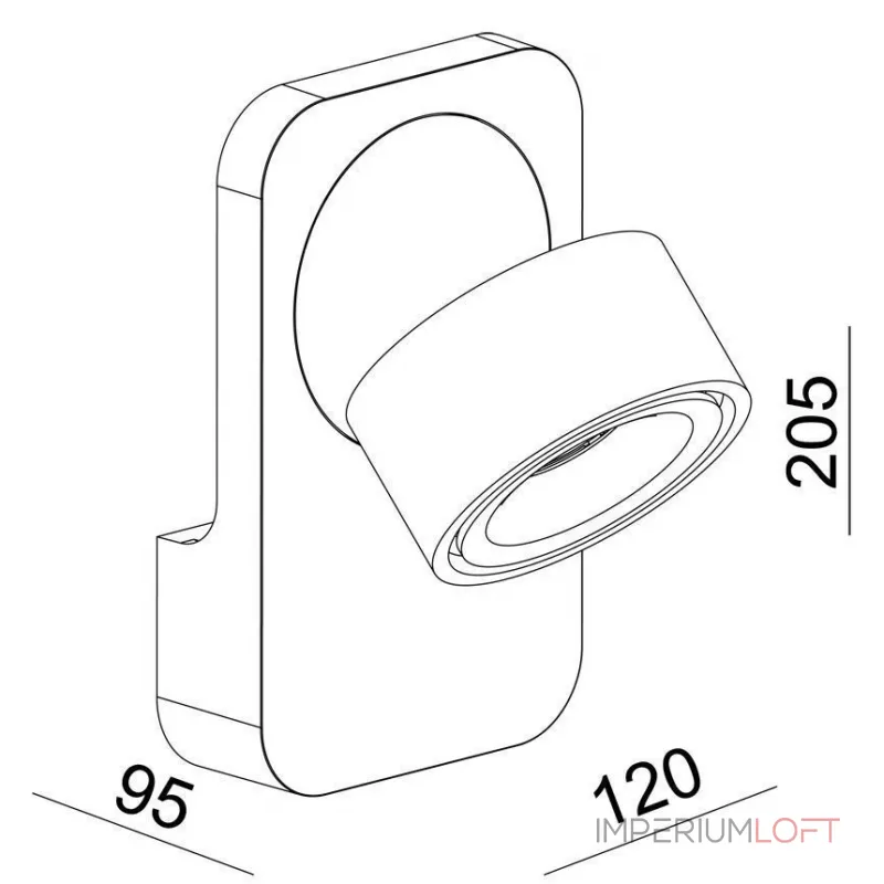 Накладной настенный светильник Deko-Light Uni II 341232