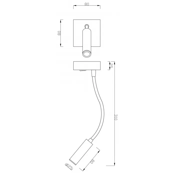Бра Deko-Light Brahe 341236 от ImperiumLoft