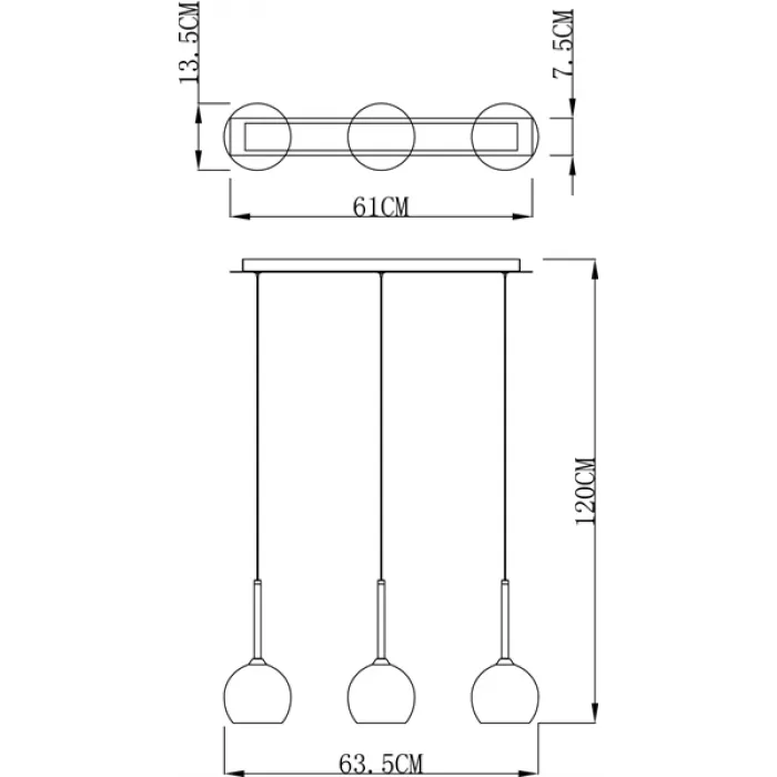 Подвесной светильник Deko-Light Bunda 342115 от ImperiumLoft