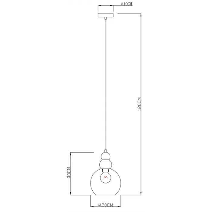 Подвесной светильник Deko-Light Diphda 342119 от ImperiumLoft