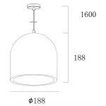 Подвесной светильник Deko-Light Concreto 342128 от ImperiumLoft