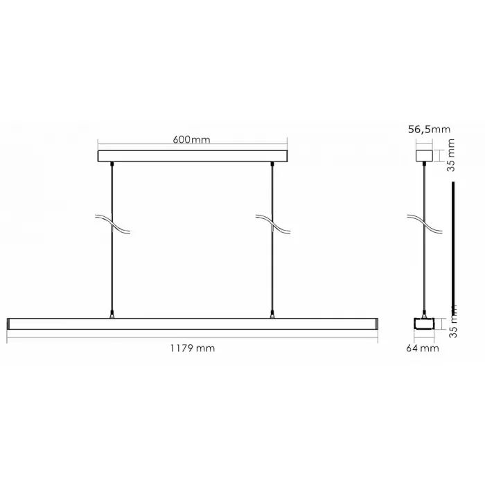 Подвесной светильник Deko-Light Office Three 342146 от ImperiumLoft