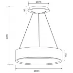 Подвесной светильник Deko-Light Sculptoris 342188