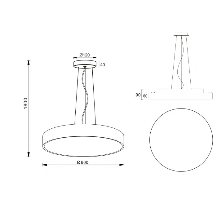 Подвесной светильник Deko-Light Menkar 342206 от ImperiumLoft