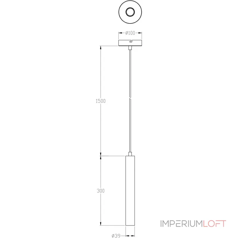 Подвесной светильник Deko-Light Slim 342214
