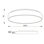 Накладной Потолочный светильник Deko-Light Menkar 348204