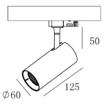 Трековый светильник Deko-Light 3-х фазная 230V Horus 707095
