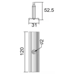Подвес для 3-фазной трековой системы Deko-Light D Line 710050