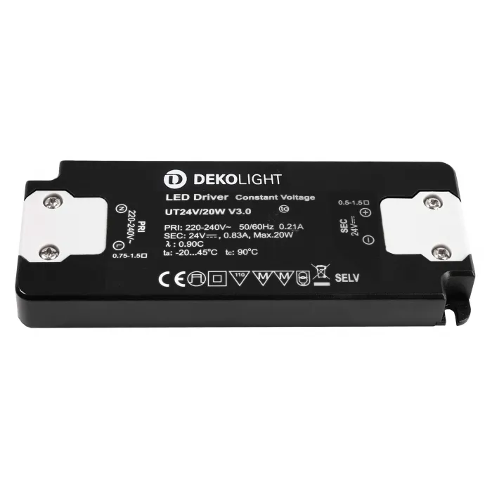 Блок питания для светодиодов FLAT, CV, UT24V/20W Deko-Light 862234 от ImperiumLoft