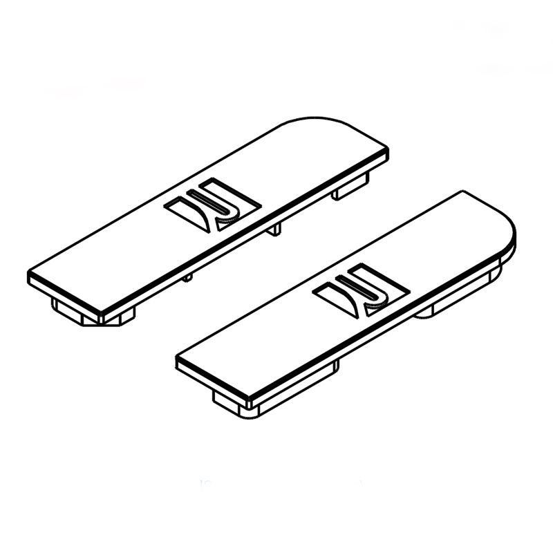 Торцевая заглушка P-AM-02-10 набор из 2 шт. Deko-Light 978241 Торцевая заглушка P-AM-02-10 набор из 2 шт. Deko-Light 978241