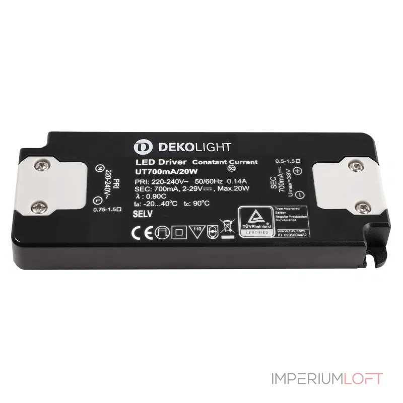 Блок питания Deko-Light LED FLAT CC 220-240V AC/50-60Hz 2-29V DC 862228