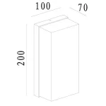 Уличный настенный светильник Deko-Light Grumium 620124