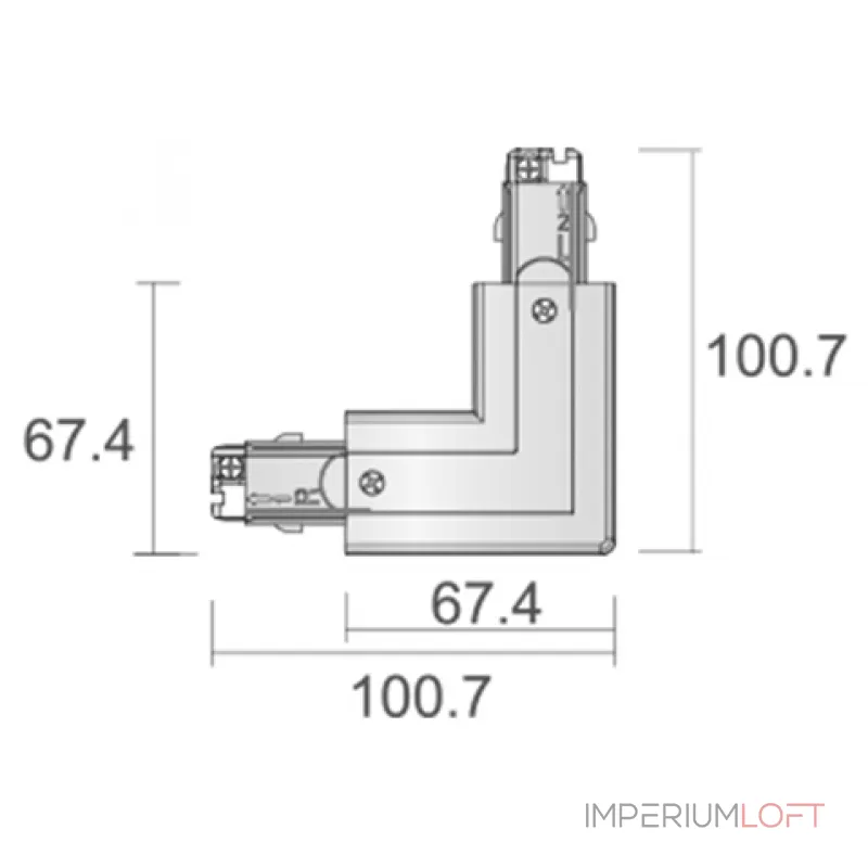 Коннектор для 3-х фазной трековой системы Deko-Light D Line 710037