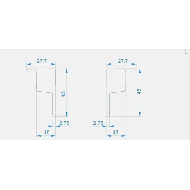 Торцевая заглушка (2шт) Deko-Light P-EL-03-10 978270 Торцевая заглушка (2шт) Deko-Light P-EL-03-10 978270