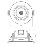 Встраиваемый светильник Deko-Light SMD 565337
