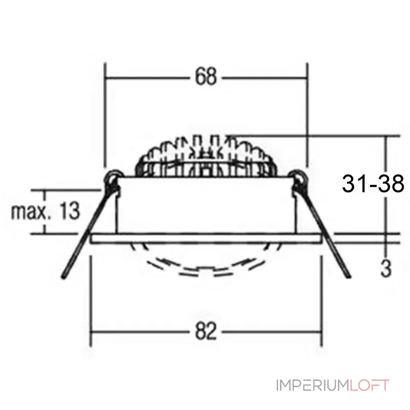Встраиваемый светильник Deko-Light Dione 565359 от ImperiumLoft Встраиваемый светильник Deko-Light Dione 565359 от ImperiumLoft