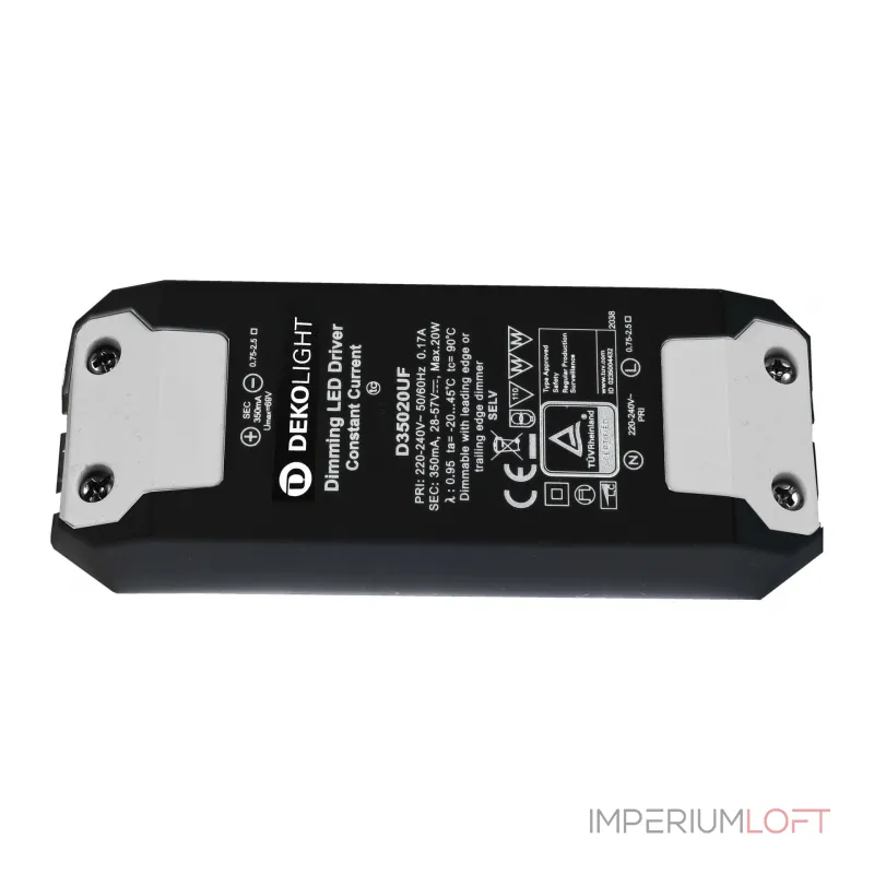 LED-Блок питания BASIC, DIM, CC, D35020UF / 20W Deko-Light 862204