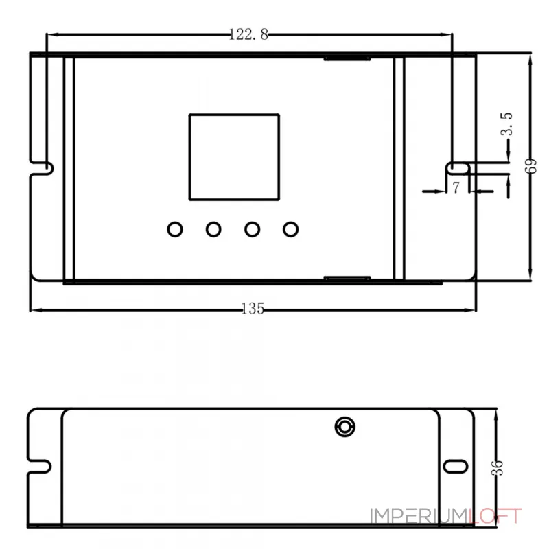 Контроллер DMX / RDM 4 CH CC Decoder Deko-Light 843054 Контроллер DMX / RDM 4 CH CC Decoder Deko-Light 843054