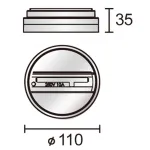 Кронштейн для 3-х фазной системы Deko-Light D Line 710047 от ImperiumLoft