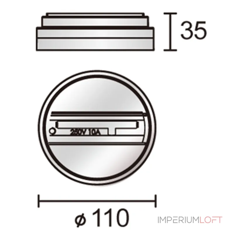 Кронштейн для 3-х фазной системы Deko-Light D Line 710047