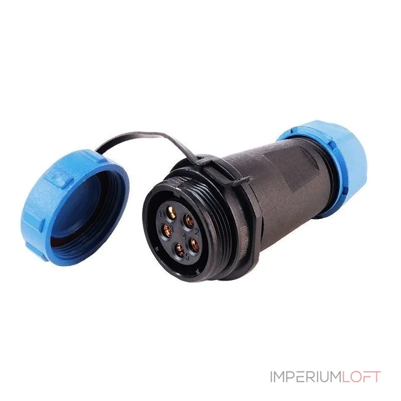 Weipu HQ 12/24/48 В, 5-полюсное гнездо Deko-Light 940056