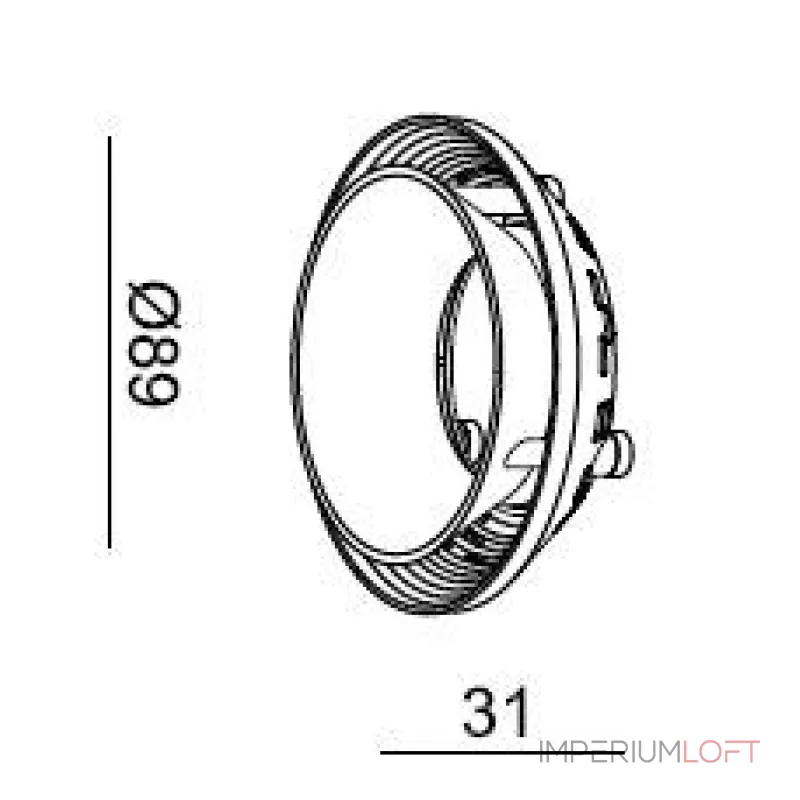 Отражатель-кольцо II черный для Series Uni Deko-Light 930371