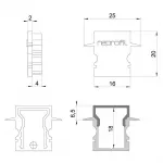 Торцевая заглушка H-ET-02-10 набор из 2 шт. Deko-Light 979061 от ImperiumLoft