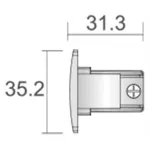 Заглушка для 3-х фазной системы Deko-Light D Line 710067