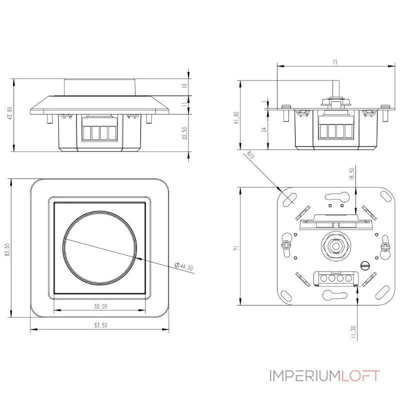 Диммер Deko-Light 930060 от ImperiumLoft Диммер Deko-Light 930060 от ImperiumLoft