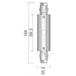 Соединитель для 3-х фазной системы лево-право Deko-Light D Line 710044