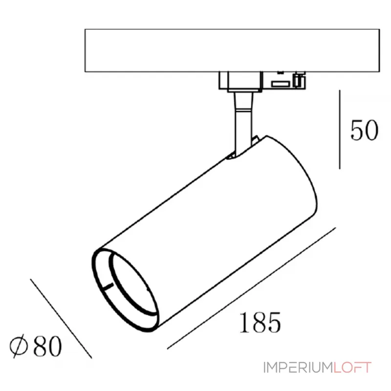 Трековый светильник 3-фазный Deko-Light Horus 707104